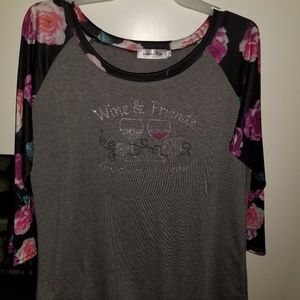Custom rhinestones shirt